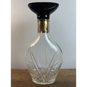 Vintage 1959 Jim Beam Bourbon Clear Glass Bottle Decanter